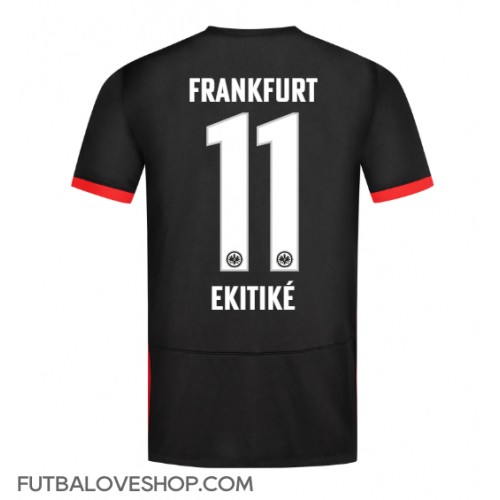 Dres Eintracht Frankfurt Hugo Ekitike #11 Preč 2024-25 Krátky Rukáv